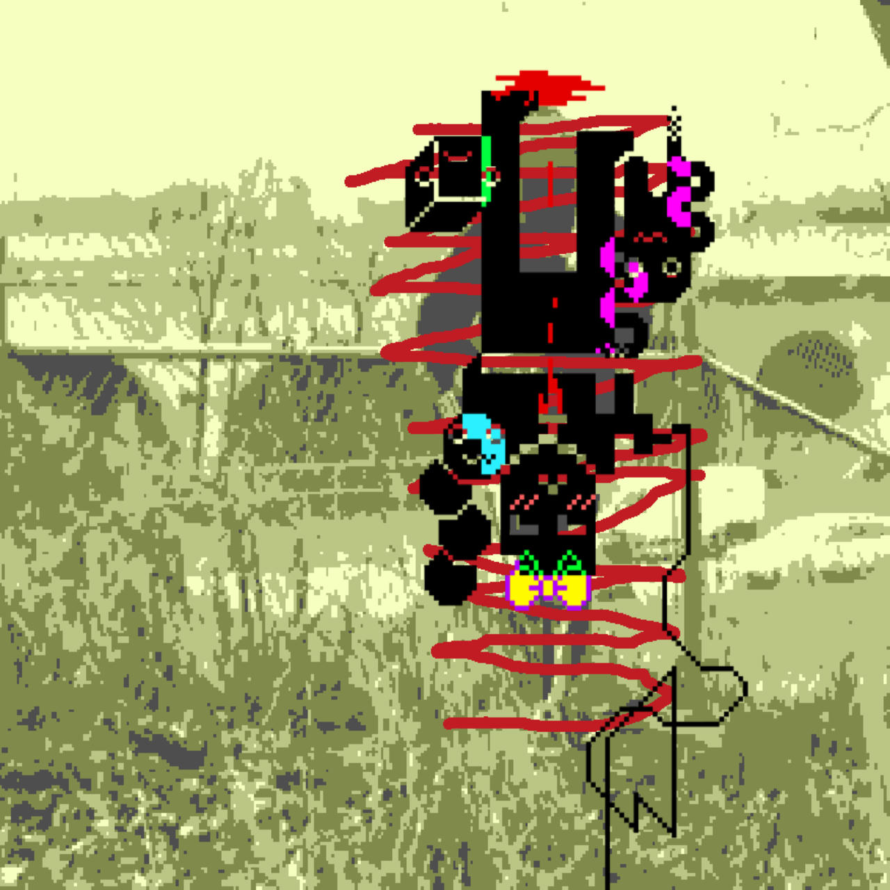The Cosmic Pun‽ and other ominous geometries (2020 trax)